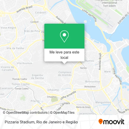 Pizzaria Stadium mapa