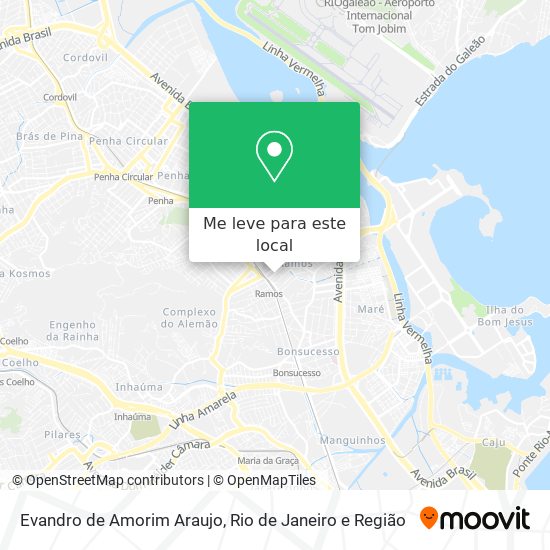 Evandro de Amorim Araujo mapa