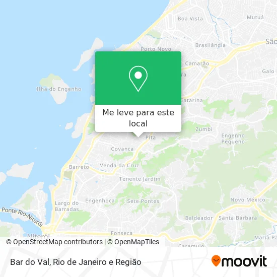 Bar do Val mapa
