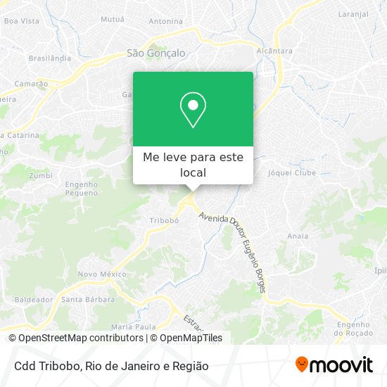 Cdd Tribobo mapa