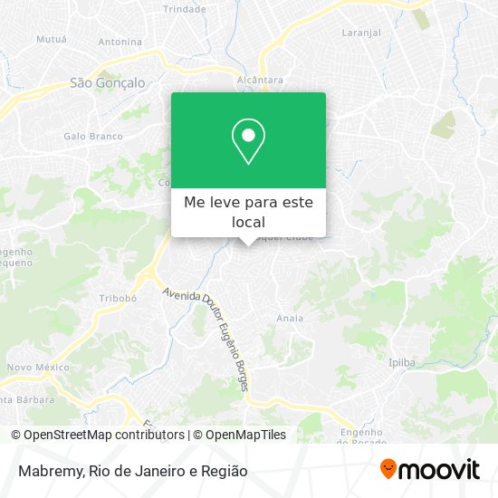 Mabremy mapa