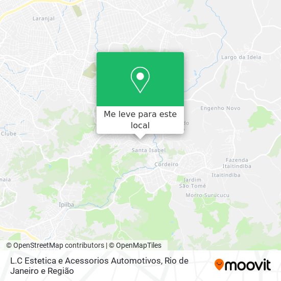 L.C Estetica e Acessorios Automotivos mapa