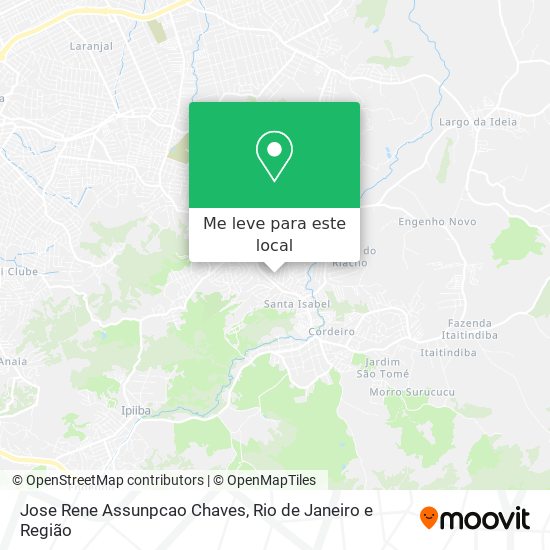 Jose Rene Assunpcao Chaves mapa