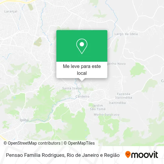 Pensao Familia Rodrigues mapa