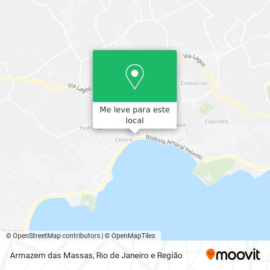 Armazem das Massas mapa