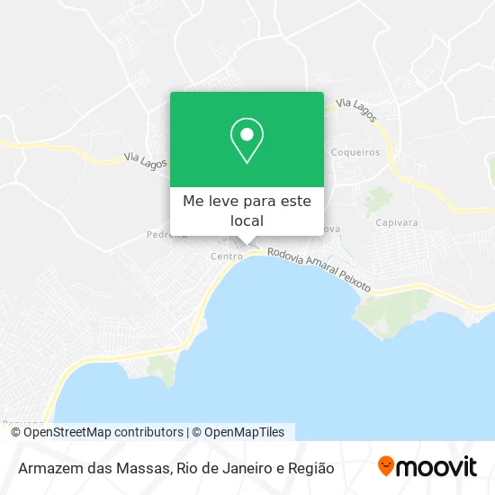 Armazem das Massas mapa