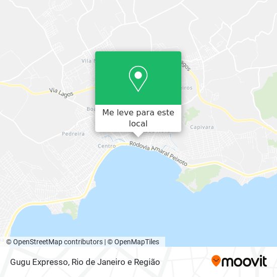 Gugu Expresso mapa