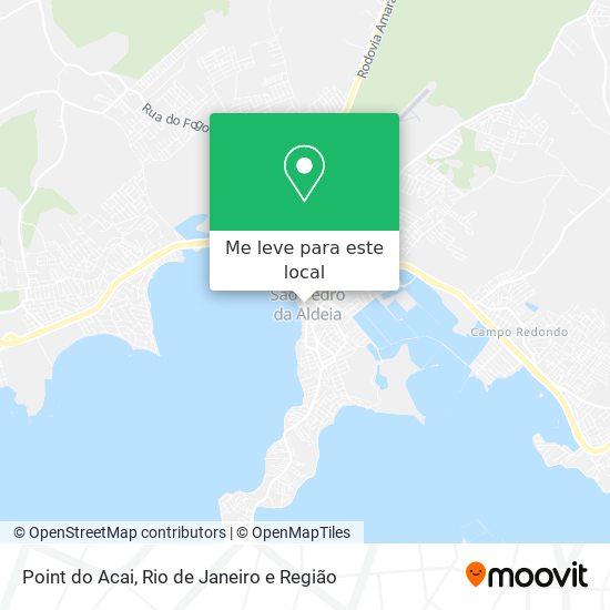 Point do Acai mapa