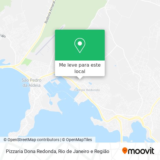 Pizzaria Dona Redonda mapa