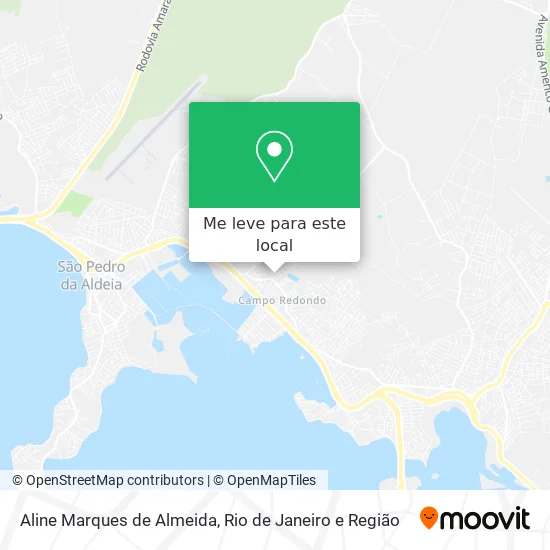 Aline Marques de Almeida mapa