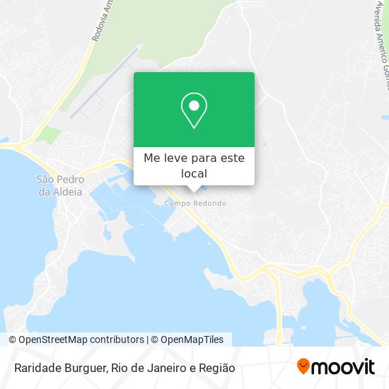 Raridade Burguer mapa