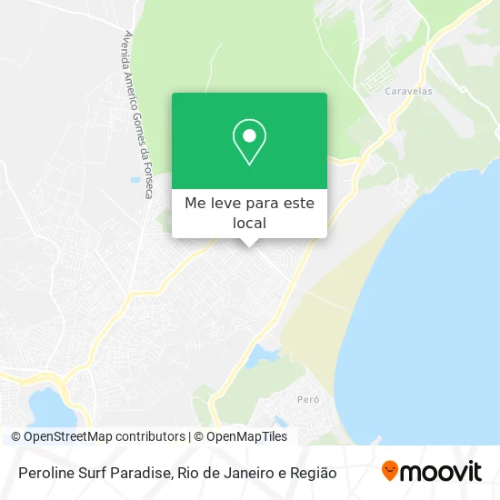 Peroline Surf Paradise mapa