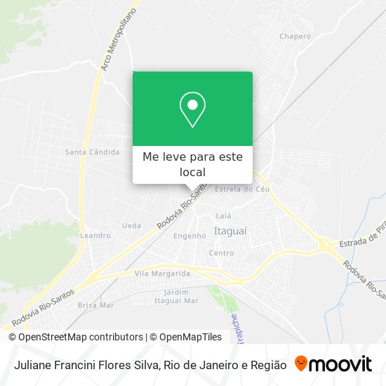 Juliane Francini Flores Silva mapa