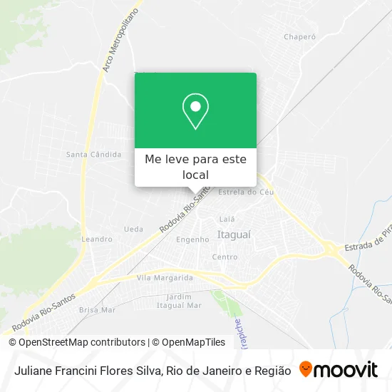 Juliane Francini Flores Silva mapa