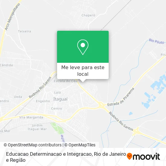 Educacao Determinacao e Integracao mapa