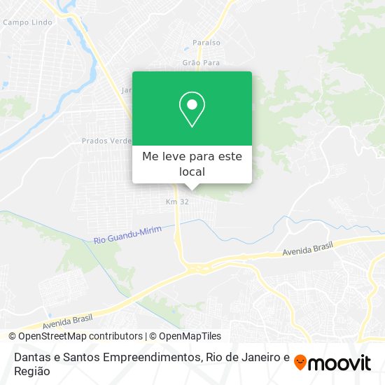 Dantas e Santos Empreendimentos mapa