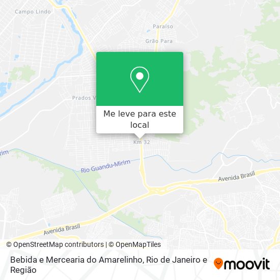 Bebida e Mercearia do Amarelinho mapa