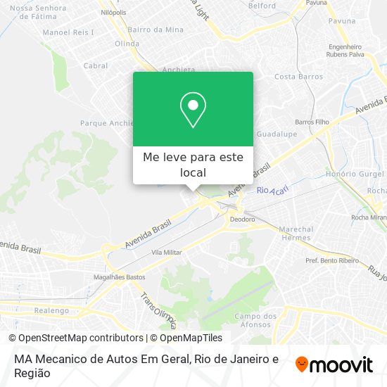 MA Mecanico de Autos Em Geral mapa