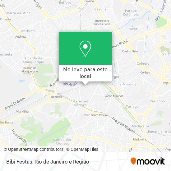 Bibi Festas mapa