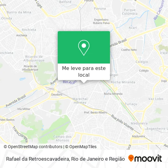 Rafael da Retroescavadeira mapa