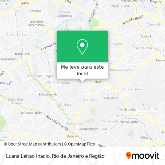 Luana Leitao Inacio mapa