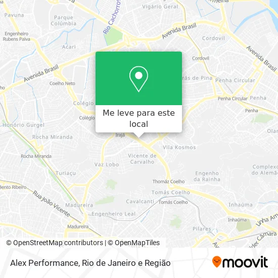 Alex Performance mapa