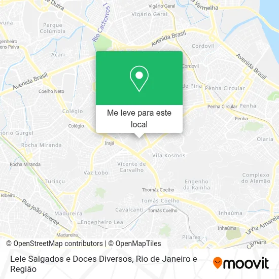 Lele Salgados e Doces Diversos mapa