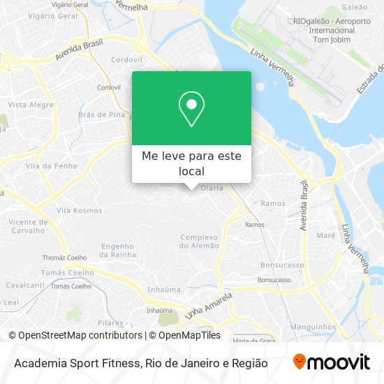 Academia Sport Fitness mapa