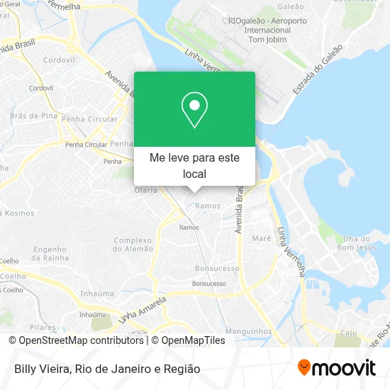 Billy Vieira mapa