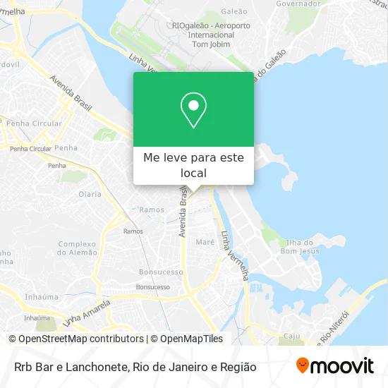 Rrb Bar e Lanchonete mapa