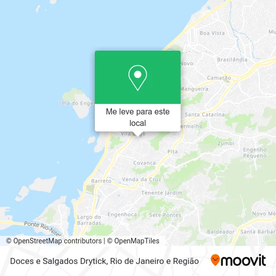 Doces e Salgados Drytick mapa