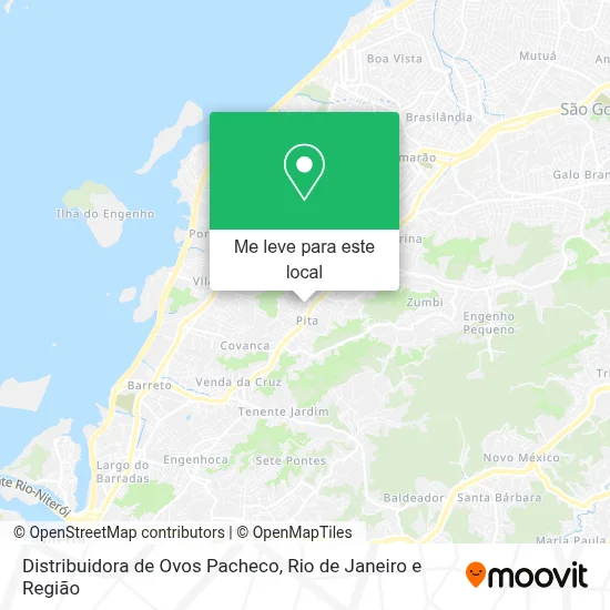 Distribuidora de Ovos Pacheco mapa