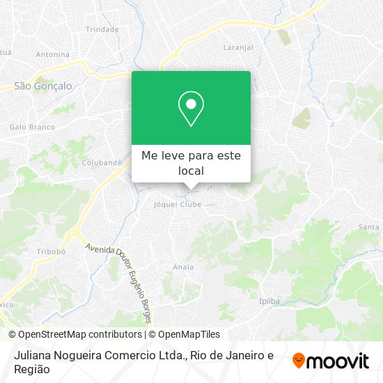 Juliana Nogueira Comercio Ltda. mapa