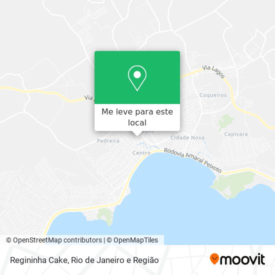Regininha Cake mapa