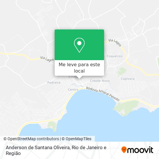 Anderson de Santana Oliveira mapa
