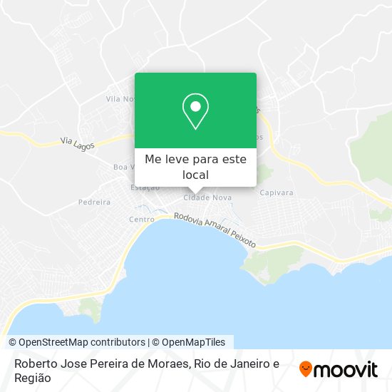 Roberto Jose Pereira de Moraes mapa
