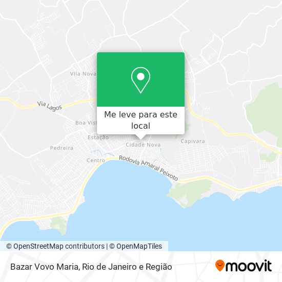 Bazar Vovo Maria mapa