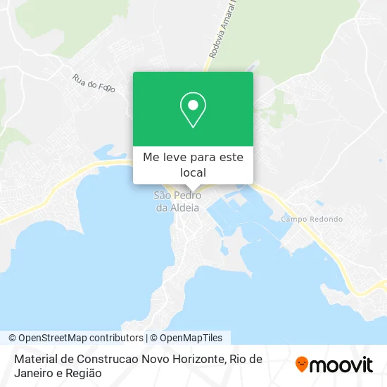 Material de Construcao Novo Horizonte mapa