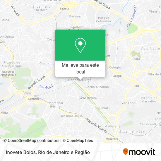 Inovete Bolos mapa