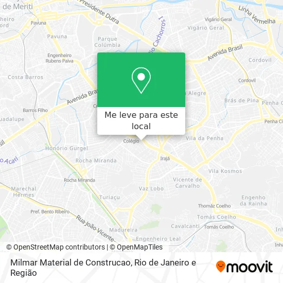 Milmar Material de Construcao mapa