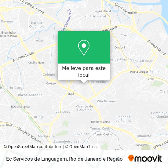 Ec Servicos de Linguagem mapa