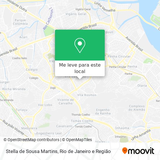 Stella de Sousa Martins mapa