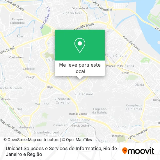 Unicast Solucoes e Servicos de Informatica mapa