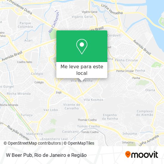 W Beer Pub mapa