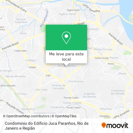 Condominio do Edificio Juca Paranhos mapa