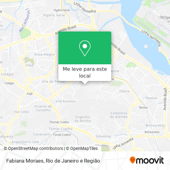 Fabiana Moraes mapa