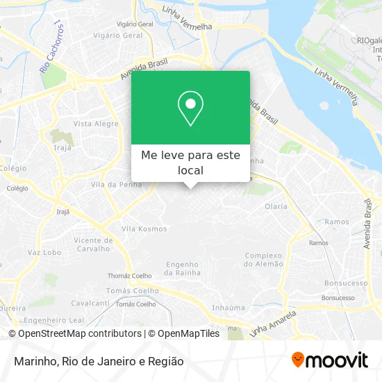 Marinho mapa
