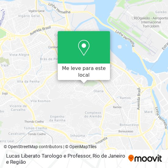 Lucas Liberato Tarologo e Professor mapa