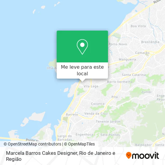 Marcela Barros Cakes Designer mapa