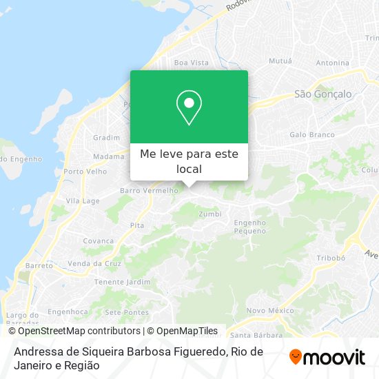 Andressa de Siqueira Barbosa Figueredo mapa